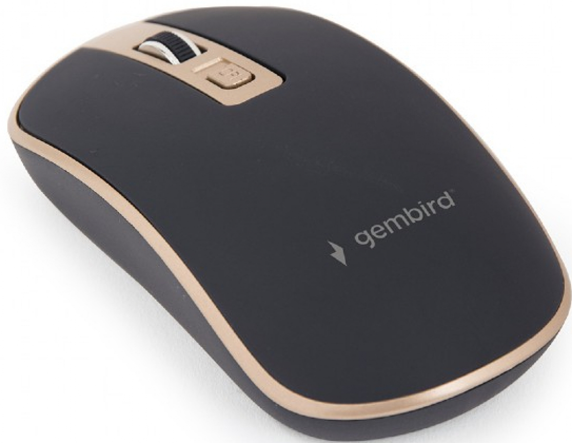 Gembird Wireless Optical Mouse Gold (MUSW-4B-06-BG)
