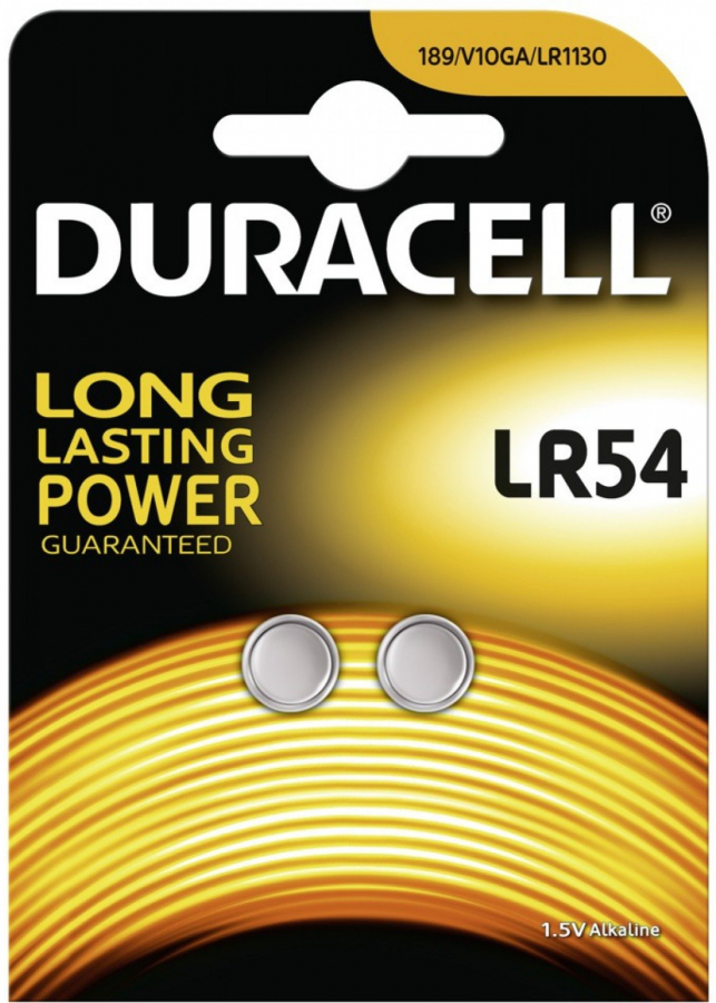 Duracell LR54 2 pack (5000394052550)