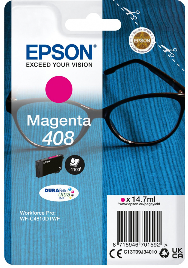 Epson DURABrite Ultra 408L Magenta (C13T09J34010)