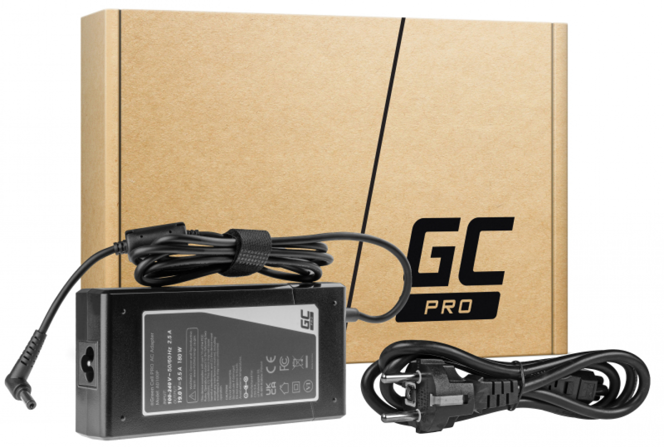 Green Cell PRO Charger / AC Adapter for MSI 180W (AD100P)
