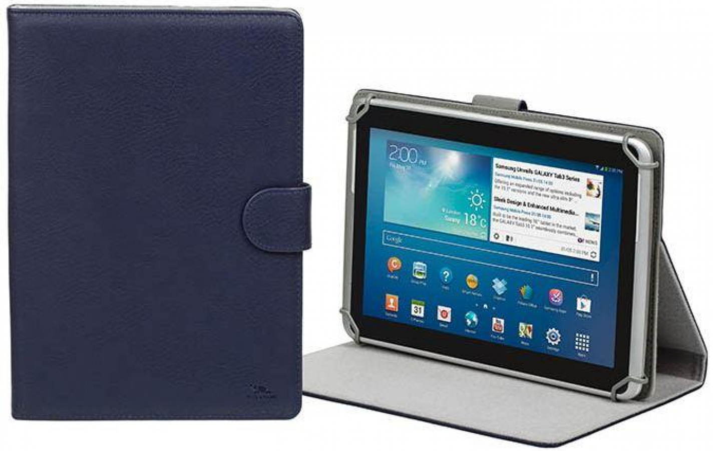 Maciņš planšetdatoram Rivacase 10.1" /12 Blue (3017BLUE)