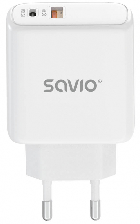 Lādētājs Savio USB Quick Charge 30W (LA-06)