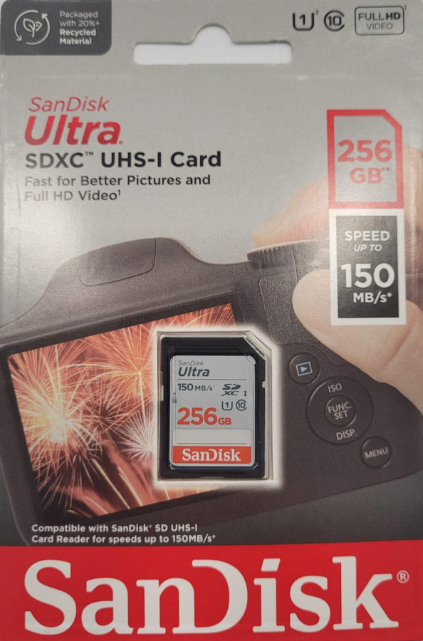 Memory card Sandisk Ultra SDXC 256GB (SDSDUNC-256G-GN6IN)
