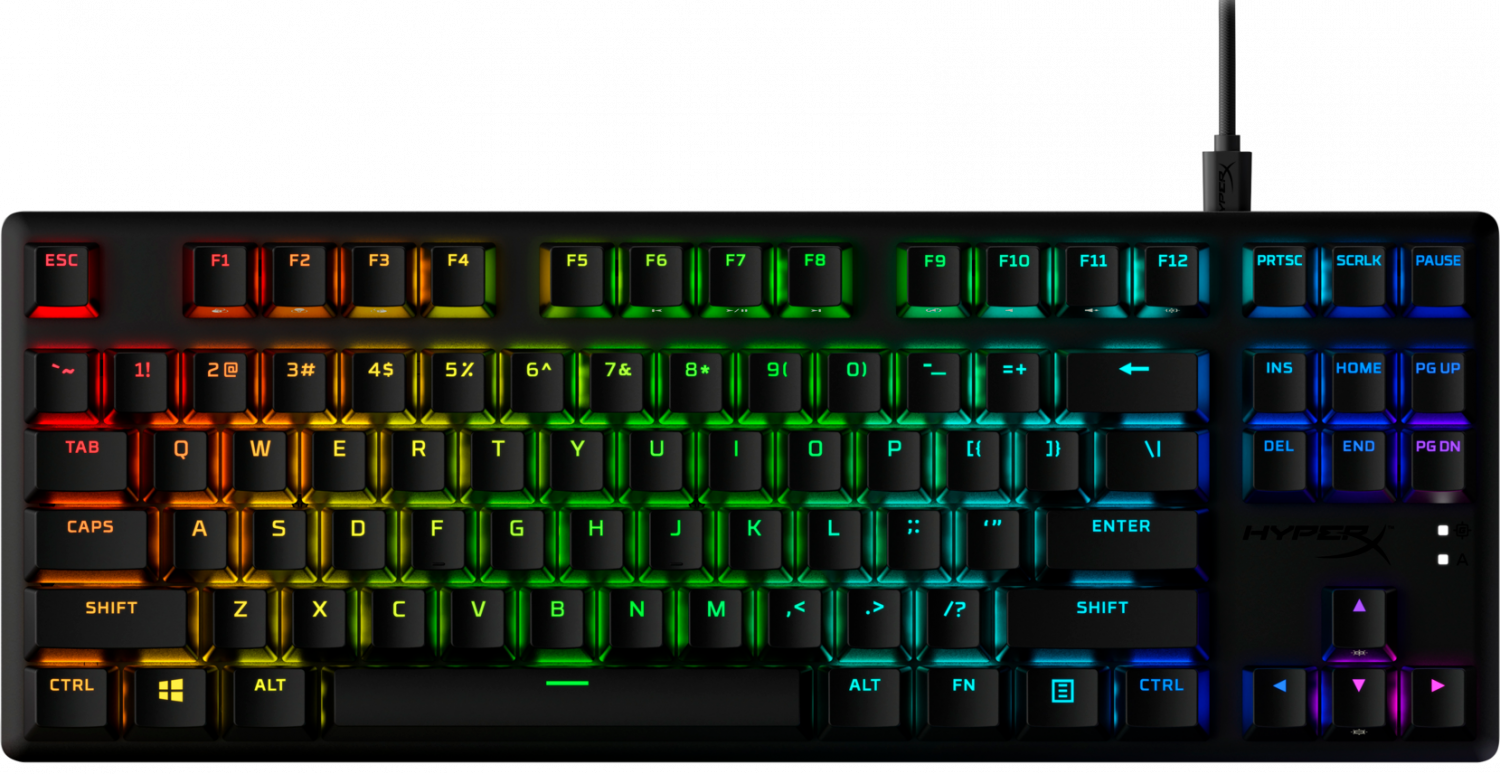 Klaviatūra HyperX Alloy Origins Core PBT HX Blue Black (639N8AA#ABA)