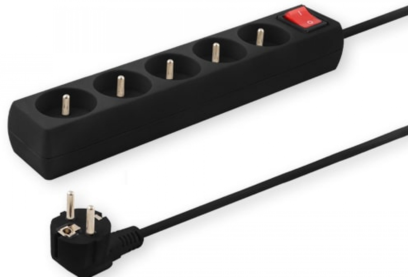 Pagarinātājs Savio Power Strip 5-way 1.5m (LZ-01)