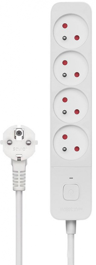 Pagarinātājs Savio Power Strip 4 Sockets 3m (LZ-08)