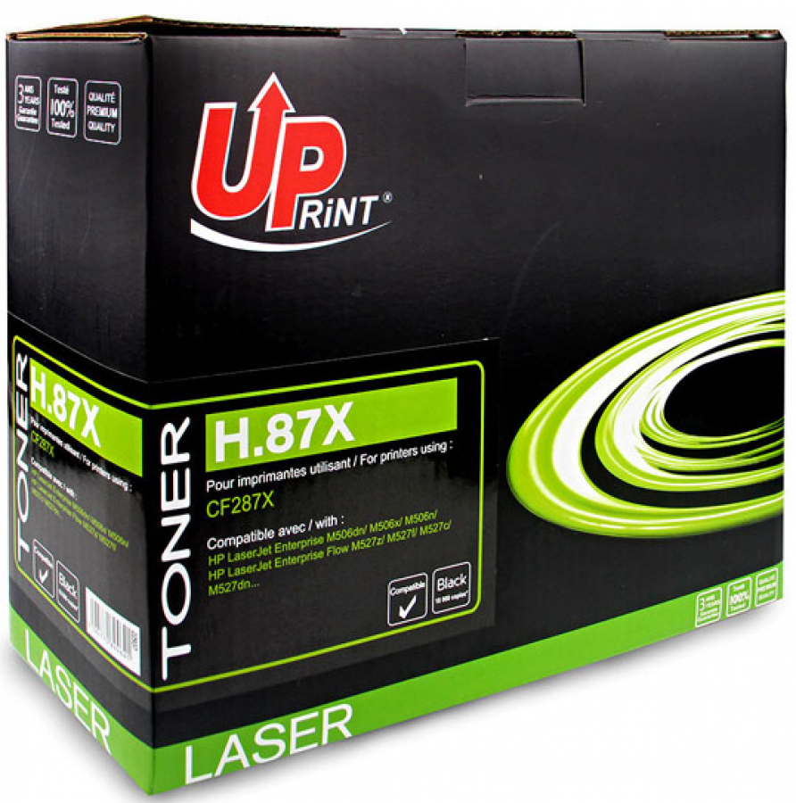 Toneris Uprint HP CF287X Black (H.87X-UP)