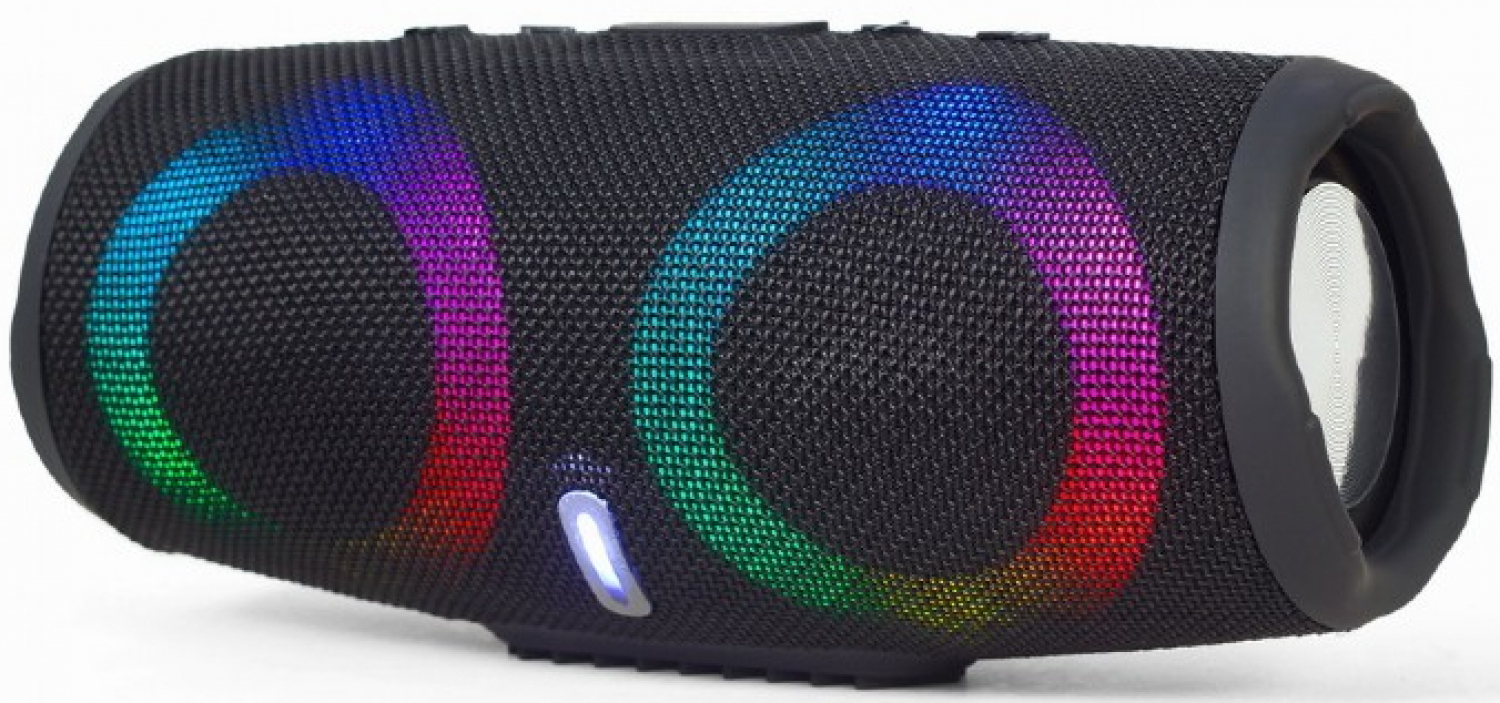 Speaker Gembird Bluetooth LED Speaker Black (SPK-BT-LED-02)