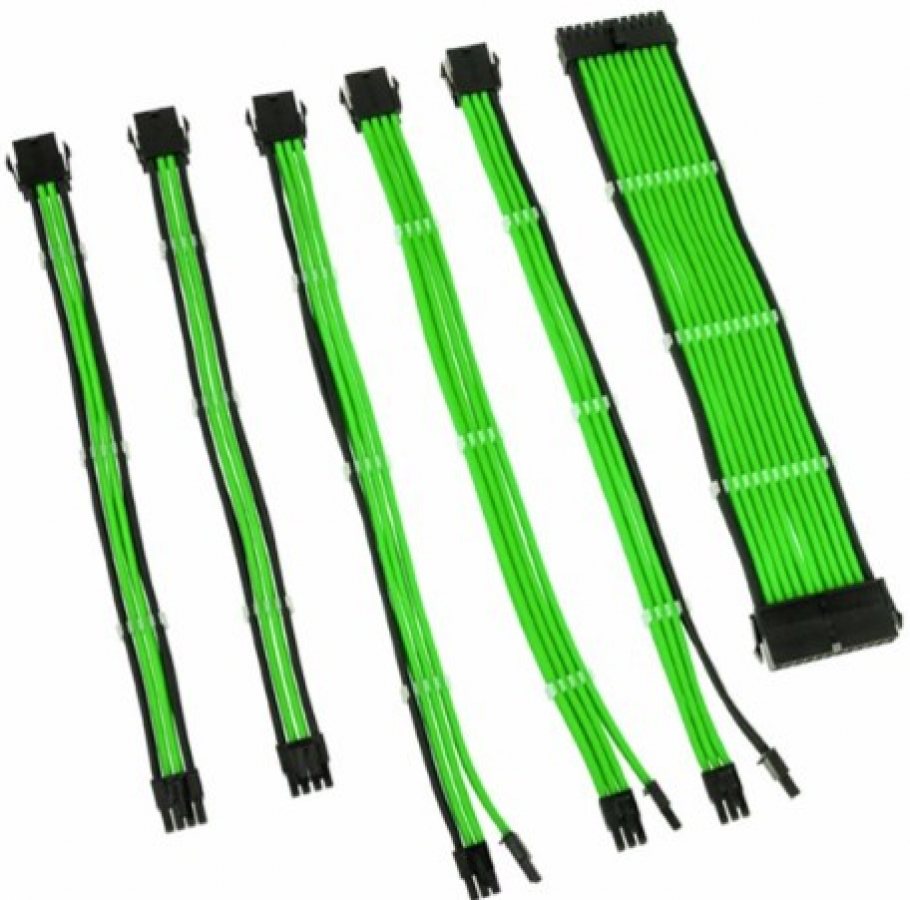 PSU Kabeļu Pagarinātāji Kolink Core 6 Cables Green (COREADEPT-EK-GRN)