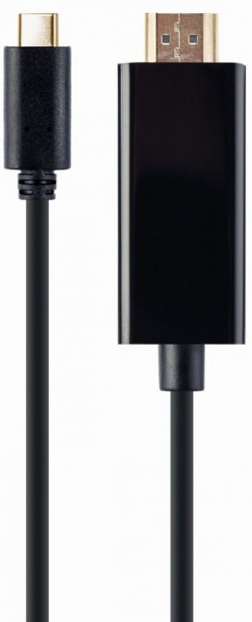 Kabelis Gembird USB Type-C Male - HDMI Male 4K@60Hz 2m Black (A-CM-HDMIM-02)