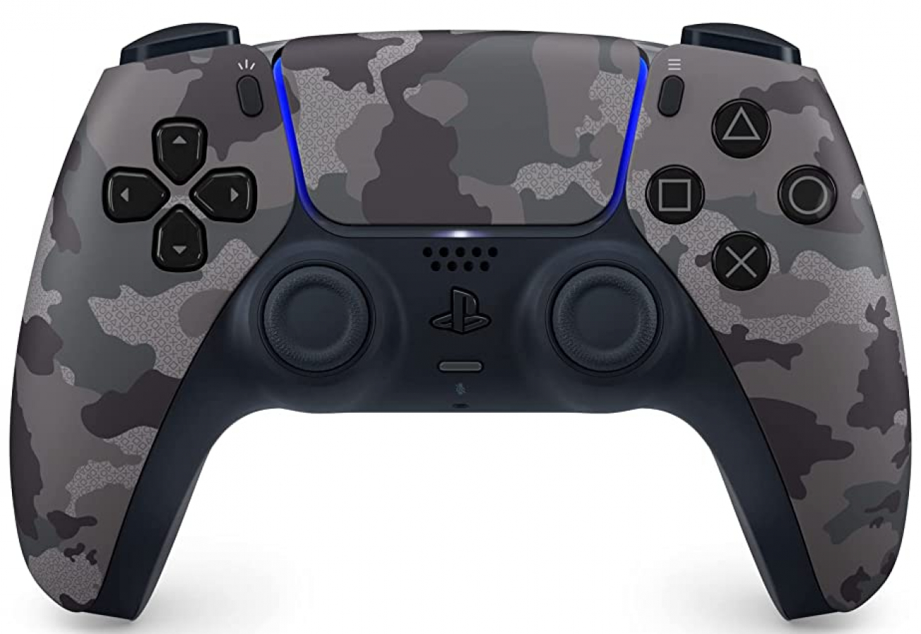 Spēļu kontrolieris Sony PS5 Dualsense Wireless for Sony PS5 Gray Camouflage (CFI-ZCT1W/CAMO)