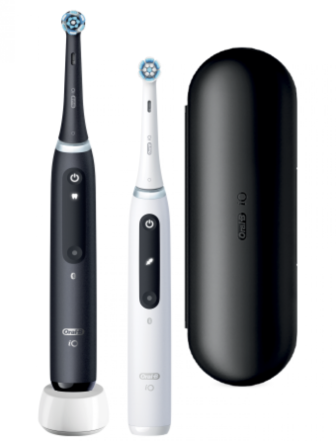 Electric toothbrush Braun Oral-B iO5 Matt Black + Quite White (IOG5D.2J6.2K)