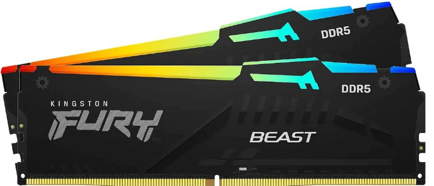 RAM Kingston FURY Beast 64GB RGB Black (KF560C36BBEAK2-64)