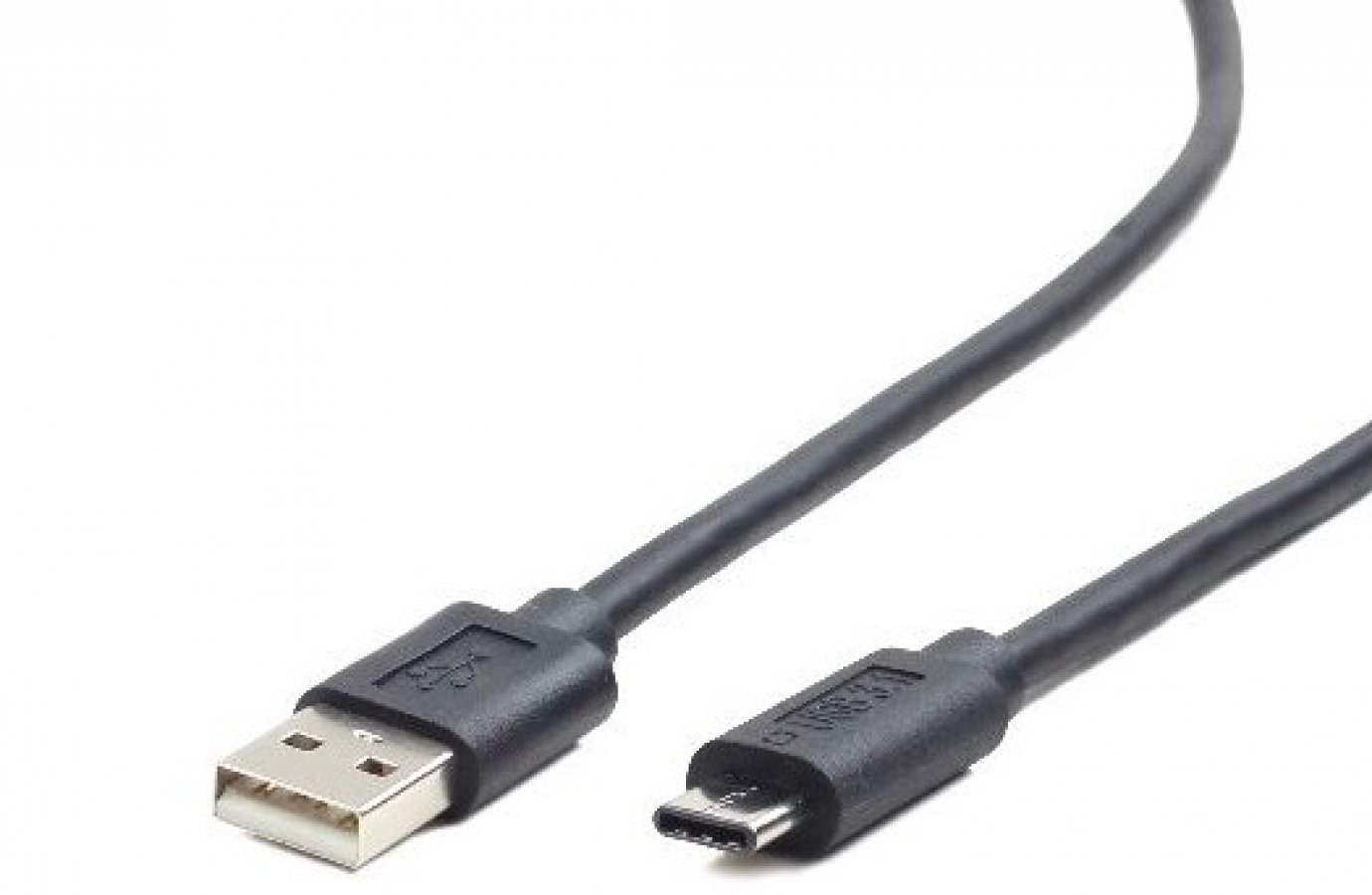 Cable Gembird USB Male - Type C Male 1.8m Black (CCP-USB2-AMCM-6)