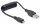 Kabelis Gembird USB Male - MicroUSB Male 0.6m Black Coiled (CC-MUSB2C-AMBM-0.6M)