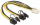 Cable Delock PCI-E 6pin - 2 x 8 pin (4043619834334)