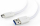 Kabelis Gembird USB-A Male - USB Type-C Male 1m White (CCP-USB3-AMCM-1M-W)