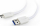 Kabelis Gembird USB-A Male - USB Type-C Male 3m White (CCP-USB3-AMCM-W-10)
