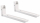 Universāls sienas stiprinājums Gembird Universal Heavy Duty Steel Wall Brackets 30 kg White (WM-U30-01-W)