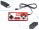 Spēļu konsole RoGer Retro mini 400 Games Black + Remote (RO-400-CO-2X-BK-RE)