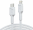 Kabelis Green Cell Lightning Male – USB Type-C Male 1m MFi Fast Charging White (KABGC07W)