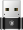 Adapteris Baseus Converter USB Male To Type-C Female Black (CAAOTG-01)