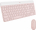 Perifērijas komplekts Logitech MK470 Slim Rose (920-011322)