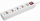 Pagarinātājs Gembird Power Cube Surge Protector 5 Sockets 1.8m White (SPG4-C-6)