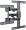 Sienas stiprinājums televizoram Gembird Full-motion TV Wall Mount (WM-65ST-01)