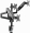 Monitora stiprinājums Gembird Desk Mounted Adjustable Mounting Arm for 3 Monitors (MA-DA3-01)