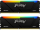 RAM Kingston Fury Beast RGB 32GB Black (KF432C16BB2AK2/32)