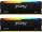 RAM Kingston Fury Beast RGB 16GB Black (KF432C16BB2AK2/16)