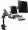 Monitora stiprinājums Gembird Desk Mounted Adjustable Monitor Arm with Notebook Tray (full-motion) (MA-DA3-02)