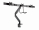 Monitora stiprinājums Gembird 3-display Desk mounted adjustable max27" 1-6kg (MA-DA3-03)