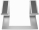 Klēpjdatora statīvs Gembird Notebook Riser Stand Silver (NBS-D1-01)