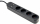Viedā Rozete Gembird Smart Power Strip with USB Charger 4 Sockets Black (TSL-PS-S4U-01)
