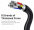 Cable Baseus USB Type-C Male - USB Type-C Male 1m (CATJK-C01)