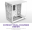 Datora korpuss NZXT H6 Flow RGB Matte White (CC-H61FW-R1)