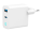 Charger Gembird USB Type-C + USB Type-A 45W LED White (TA-UC-PDQC45L-W-01)