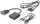 Adapteris Digitus VGA-HDMI Converter audio out/ usb power/ FHD (DA-70473)