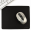 Mouse pad Gembird M size, black 260x220 mm (MP-S-BK-M)