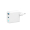 Charger Gembird 2-port 30W GaN USB LED GaN, White (TA-UC-PDQC30L-W-01)
