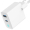 Charger Gembird 2-port 30W GaN USB LED GaN, White (TA-UC-PDQC30L-W-01)