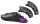 Computer mouse Cherry XTRFY M42 RGB Wireless black (M42W-RGB-BLACK)