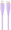 Cable Gembird Premium silicon 8-pin Male - USB Type-C Male 1.5m Violet (CC-USB2S-CM8PM-1.5M-P)