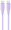 Cable Gembird Premium silicon USB Type-C Male - USB Type-C Male 1.5m Violet (CC-USB2S-CMCM-1.5M-P)