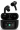 Headphones Gembird BT TWS with LCD display and Active Noise Canceling Black (TWS-LCD-ANC-01-BK)