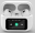 Headphones Gembird BT TWS with LCD display and Active Noise Canceling White (TWS-LCD-ANC-01-W)