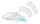 Datorpele Cherry XTRFY M42 RGB Wireless white (M42W-RGB-WHITE)