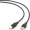 Kabelis Gembird USB Male - USB Male B 4.5m Black (CCP-USB2-AMBM-15)